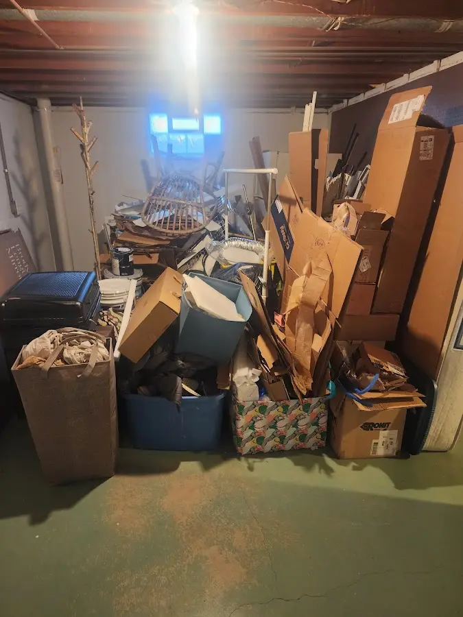 Roll-off dumpster container at job site for Roll Off Dumpster Rental in Blacklick Estates